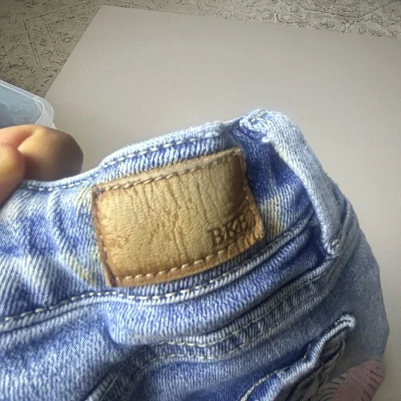 BKE Girls Blue Flare Jeans - Picture 6 of 6